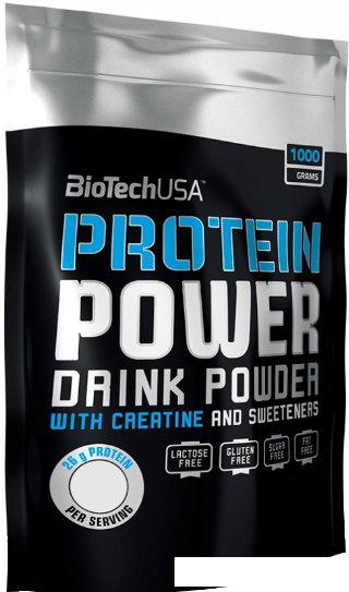 Протеины и гейнеры BioTech USA Protein Power (клубника/банан, 1000 г)