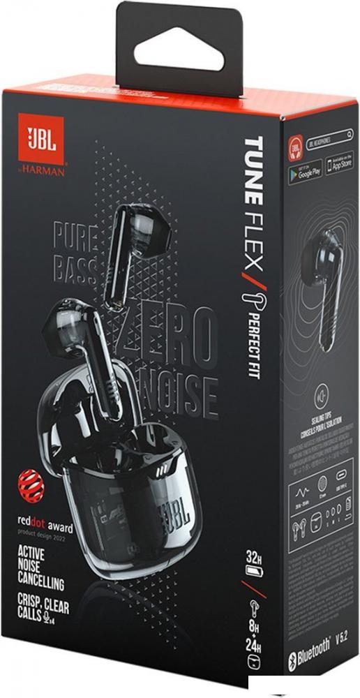 Наушники JBL Tune Flex Ghost (черный, китайская версия)