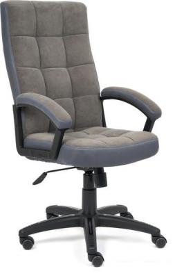 Офисное кресло TetChair Trendy (флок/ткань, серый)