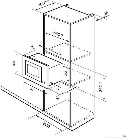 Микроволновые печи LEX BIMO 20.05 IX