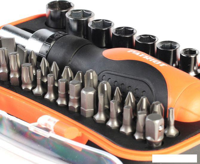 Набор отвертка с битами и головками Patriot SPS-46 (46 предметов)
