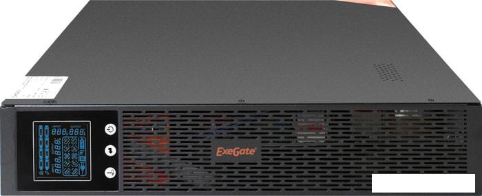 Источник бесперебойного питания ExeGate SinePower UHB-2000.LCD.AVR.C13.RJ.USB.2U