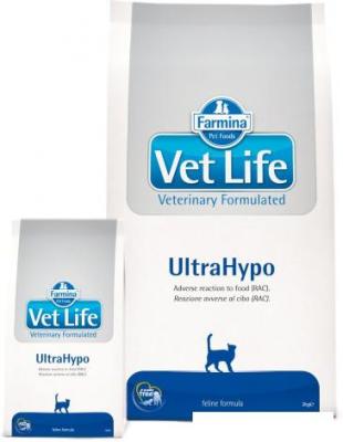 Сухой корм для кошек Farmina Vet Life UltraHypo (при проблемах с ЖКТ) 10 кг