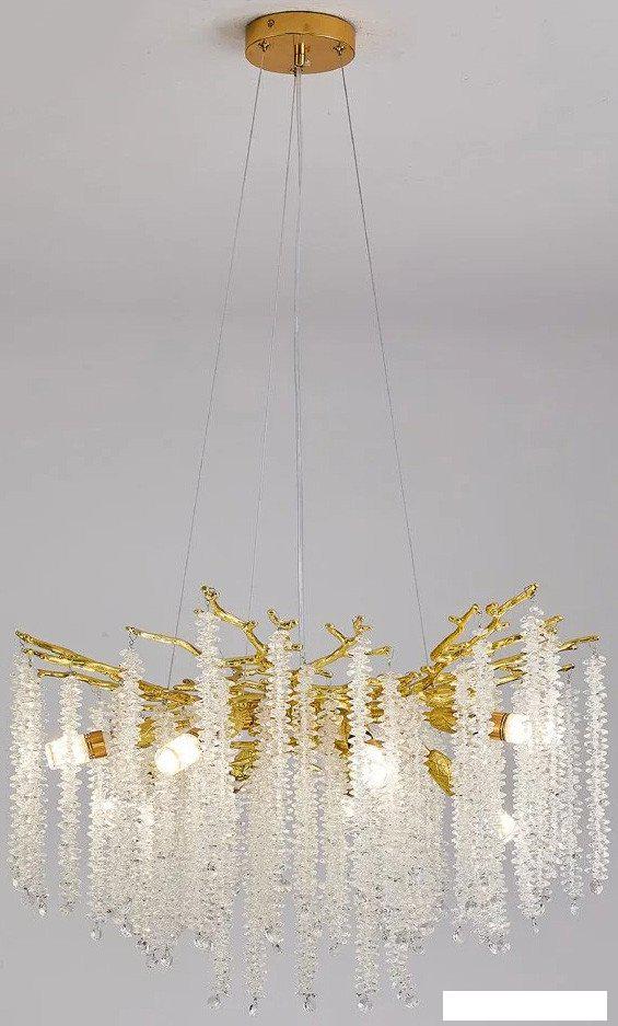 Подвесная люстра Estares Roxana 65 E14х8 R-600x1200-GOLD/CRYSTAL-220-IP20