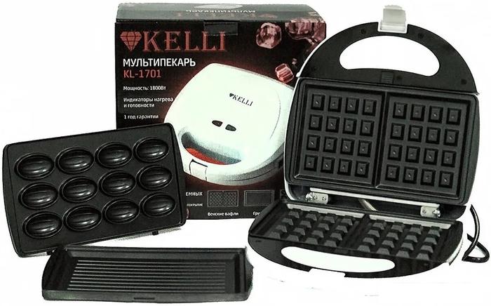 Сэндвичницы, вафельницы KELLI KL-1701