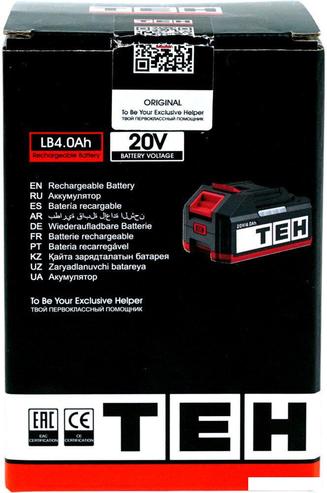 Аккумулятор для инструмента TEH LB4.0Ah 20V 10C (20В/4 Ah)