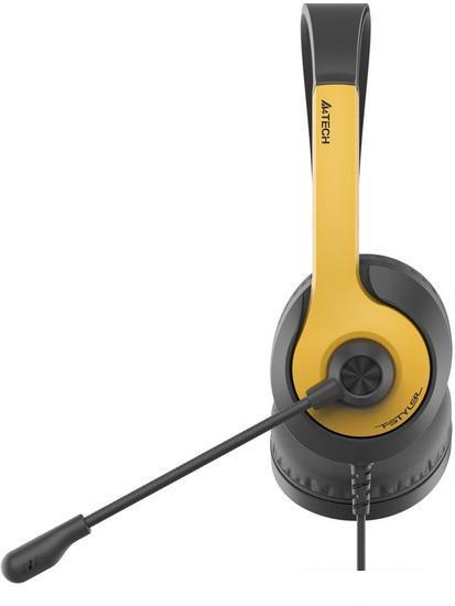 Наушники A4Tech Fstyler FH100U (черный/желтый)
