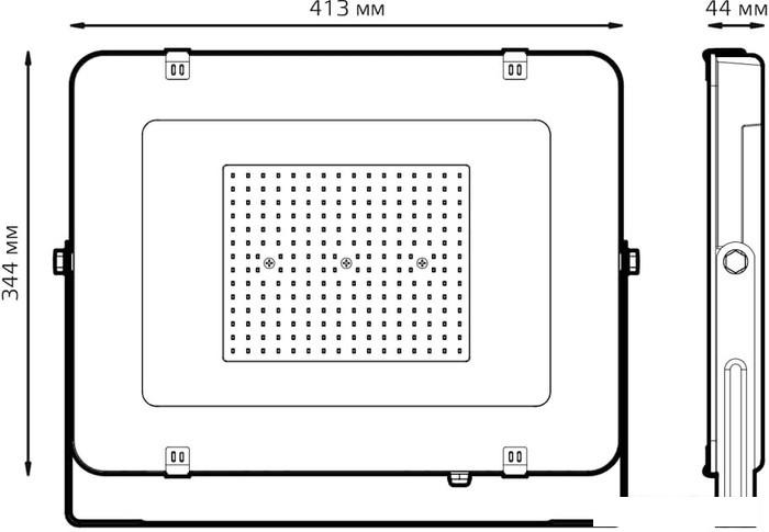 Уличный прожектор Gauss Elementary 200W 6500К 691511200