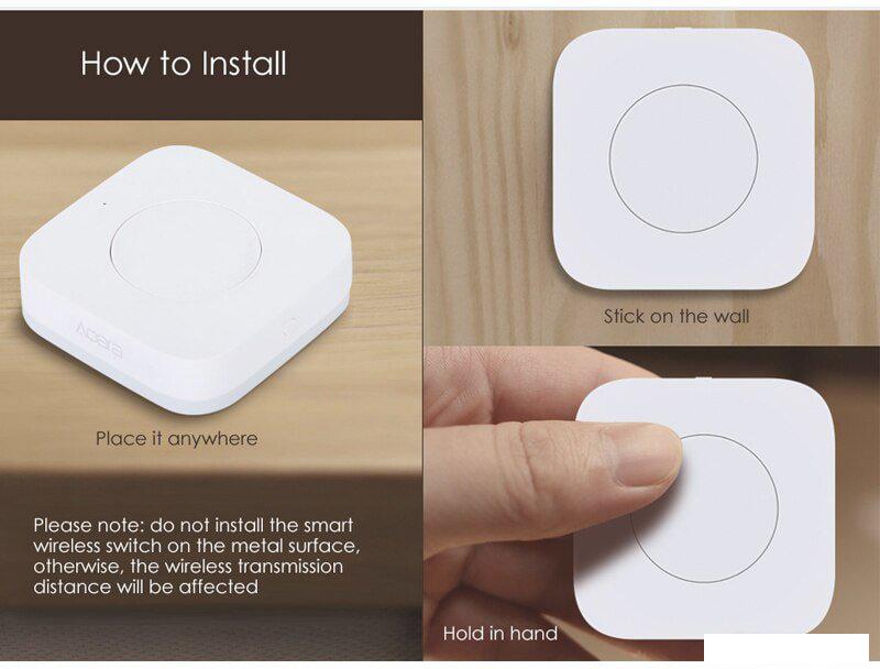 Пульт ДУ Aqara Smart Wireless Switch (с гироскопом) WXKG12LM