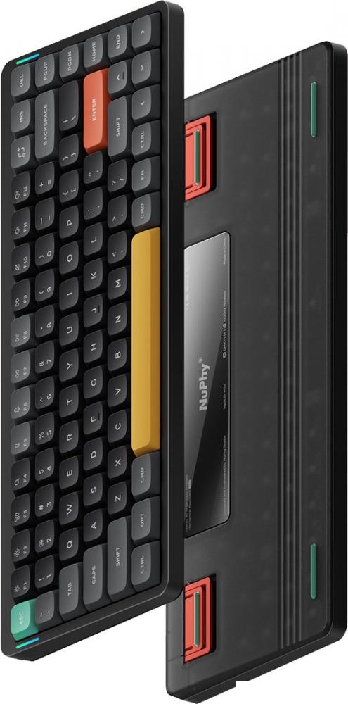 Клавиатура NuPhy Air75 V2 Basalt Black (Gateron Low Profile Red 2.0)