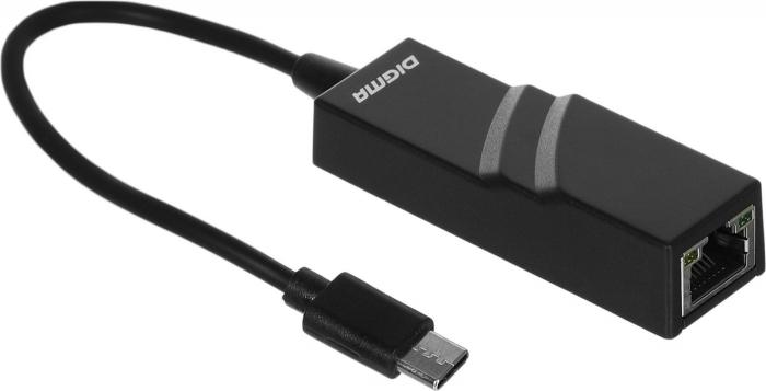 Сетевой адаптер Digma D-USBC-LAN100