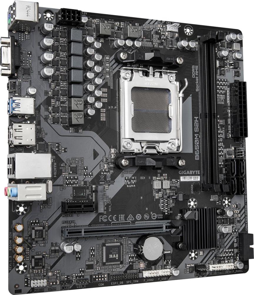Материнская плата Gigabyte B650M S2H (rev. 1.3)