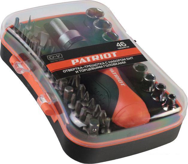 Набор отвертка с битами и головками Patriot SPS-46 (46 предметов)