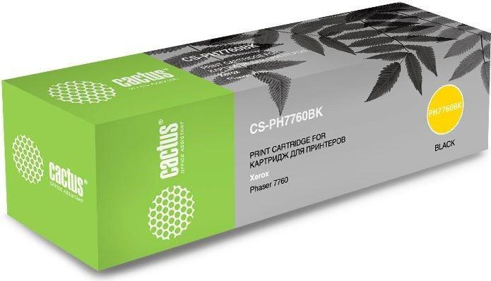 Картридж CACTUS CS-PH7760BK (аналог Xerox PH7760BK)