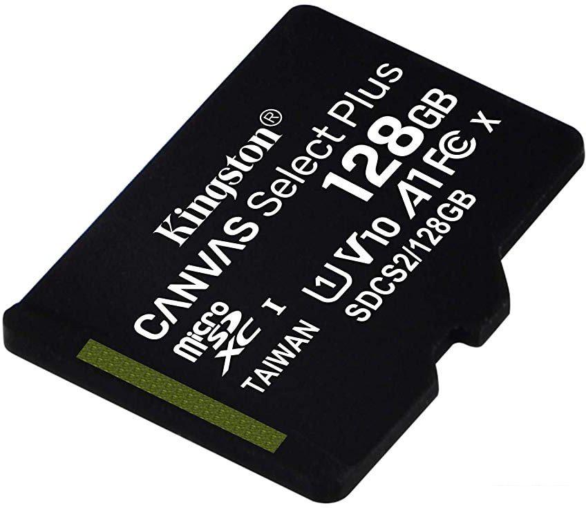 Карты памяти Kingston Canvas Select Plus microSDXC 128GB SDCS2/128GBSP