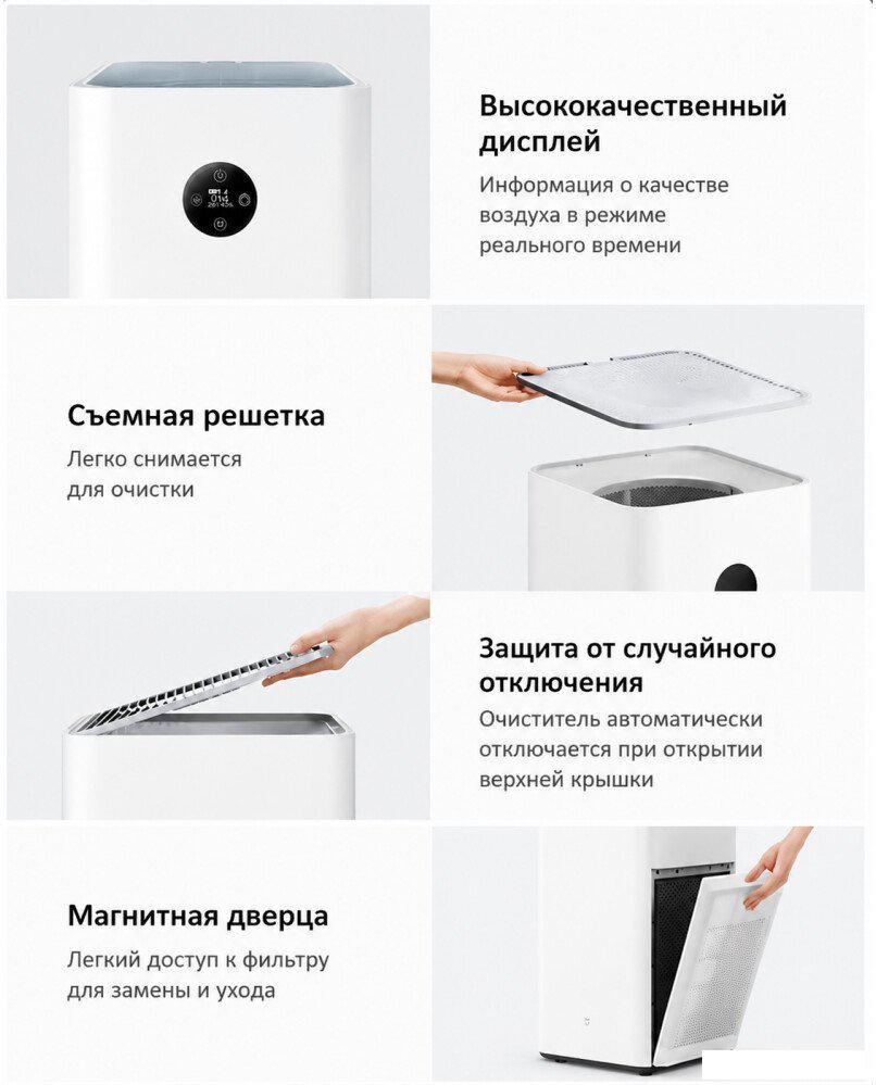 Очиститель воздуха Xiaomi Smart Air Purifier 4 Max AC-M21-SC (с переходником на евровилку)
