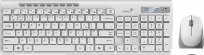 Офисный набор Genius SlimStar 8230 (белый)