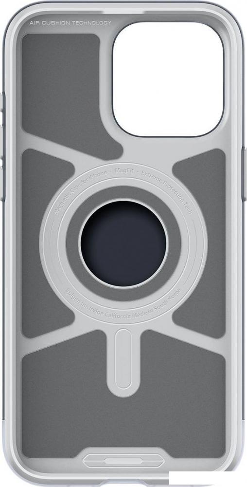 Чехол для телефона Spigen Classic C1 (MagFit) для iPhone 15 Pro Max ACS06607 (серый)