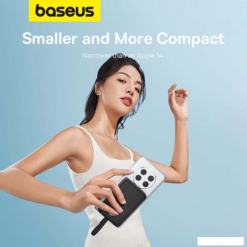 Внешний аккумулятор Baseus Magnetic Fast Charge Power Bank Type-C Edition 30W 10000mAh (черный)