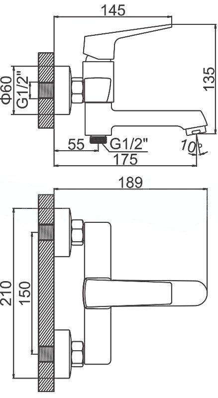 Смеситель Ledeme L3181B