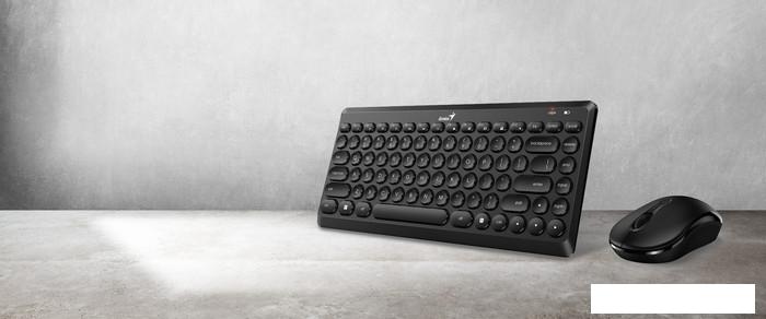 Офисный набор Genius LuxeMate Q8000 (черный)