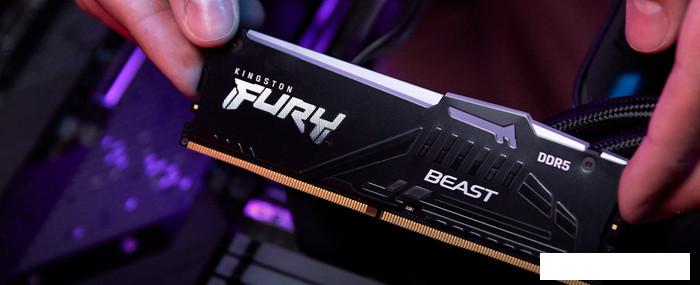 Оперативная память Kingston FURY Beast RGB 2x16ГБ DDR5 6000 МГц KF560C30BBAK2-32