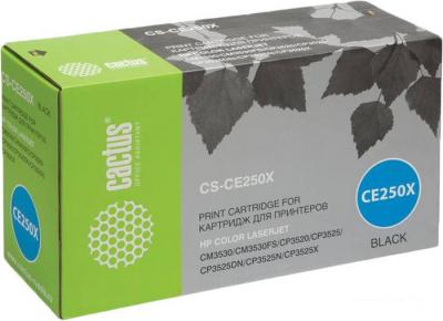 Картриджи для принтеров и МФУ CACTUS CS-CE250X (аналог HP CE250X)