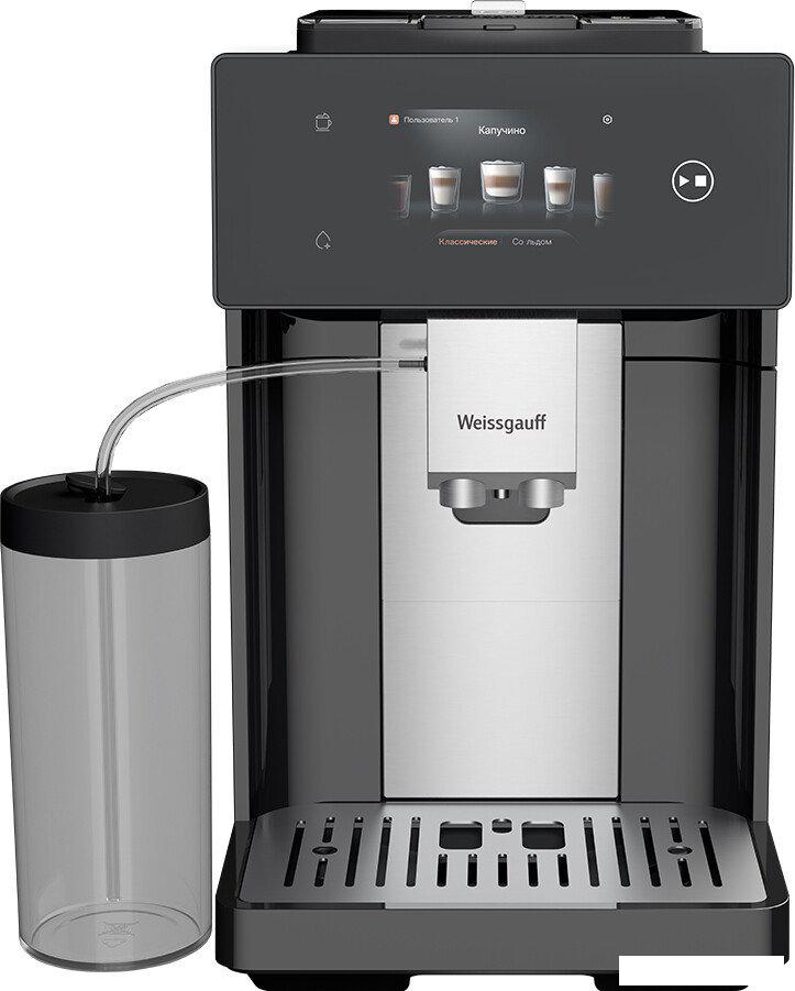 Кофеварки и кофемашины Weissgauff WCM-340 TFT Automatic Touch Cappuccino Nero