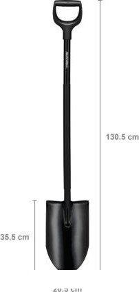 Лопата штыковая остроконечная Fiskars Ergonomic Pro XL 1066707