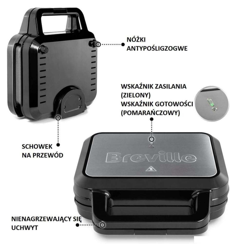 Многофункциональная сэндвичница Breville VST098X