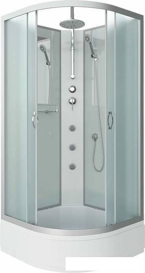 Душевая кабина Niagara NG-3302-14BKTG 100x100x200