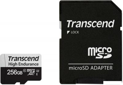 Карты памяти Transcend microSDXC TS256GUSD350V 256GB (с адаптером)