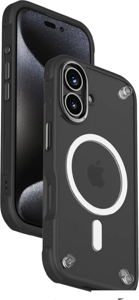 Чехол для телефона Momax CaseForm Air MagSafe для iPhone 16 Plus MUAP24LD (черный)