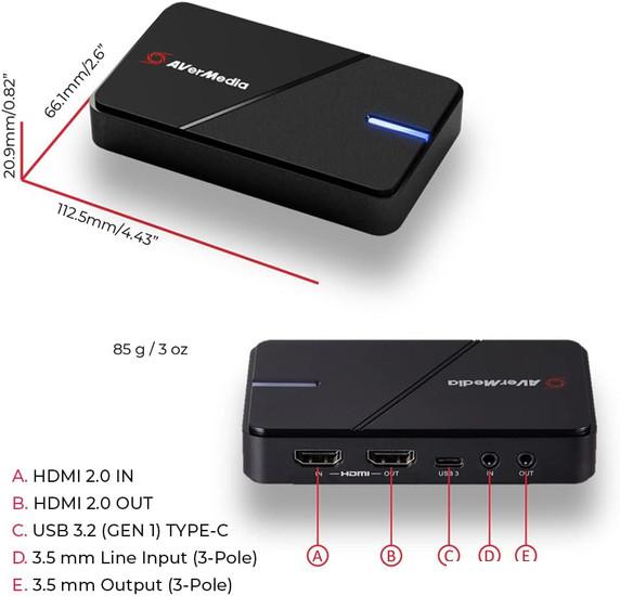 Устройство видеозахвата AverMedia Live Gamer Extreme 3 GC551G2
