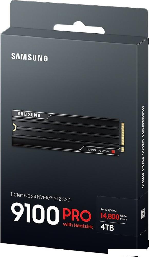 SSD Samsung 9100 Pro с радиатором 4TB MZ-VAP4T0CW