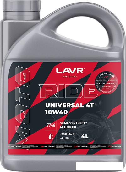 Моторное масло Lavr Universal 4T 10W-40 4л