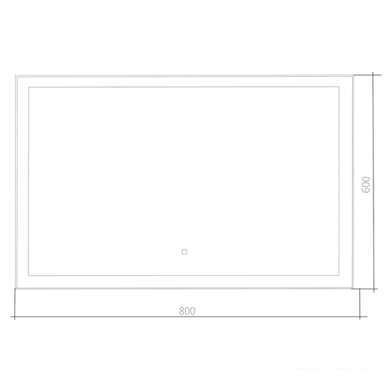 Toppus Зеркало Velour 80x60