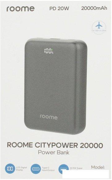 Внешний аккумулятор Roome CityPower P92 20000mAh (черный)