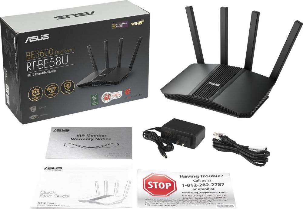 Wi-Fi роутер ASUS RT-BE58U