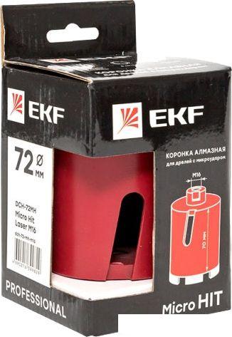Коронка EKF dch-72-mh-m16