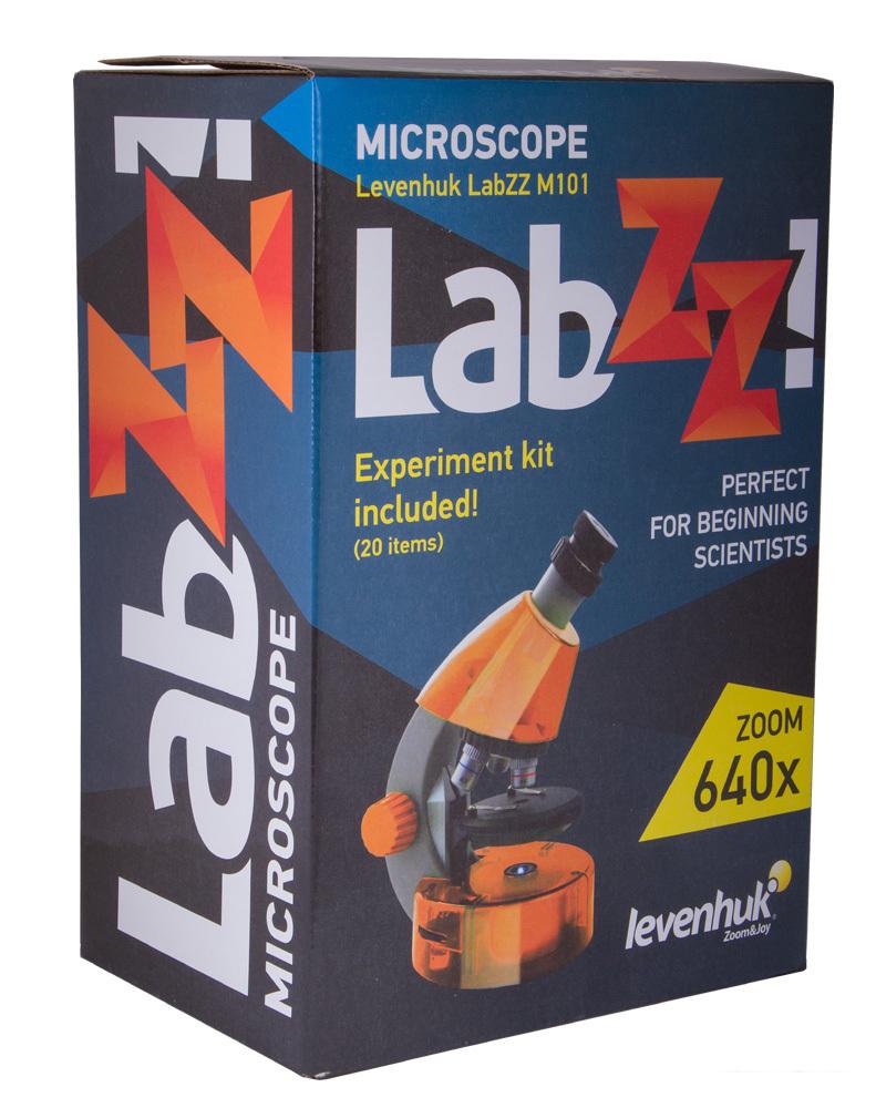 Детский микроскоп Levenhuk LabZZ M101 (лунный камень) 69032