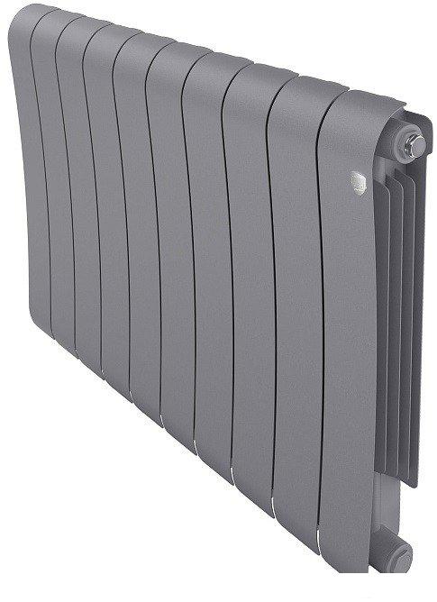 Биметаллический радиатор Royal Thermo Infinity 500 Silver Satin (10 секций)