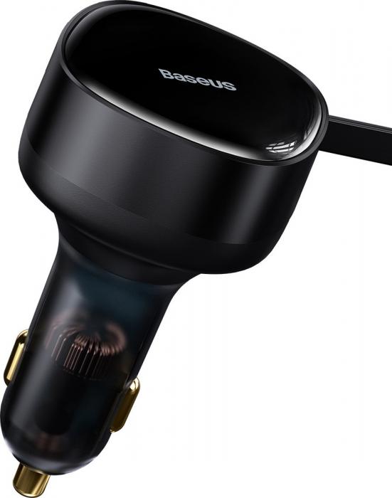 Автомобильное зарядное Baseus Enjoyment Pro 2-in-1 Car Charger C+L 60W C00057802111-00