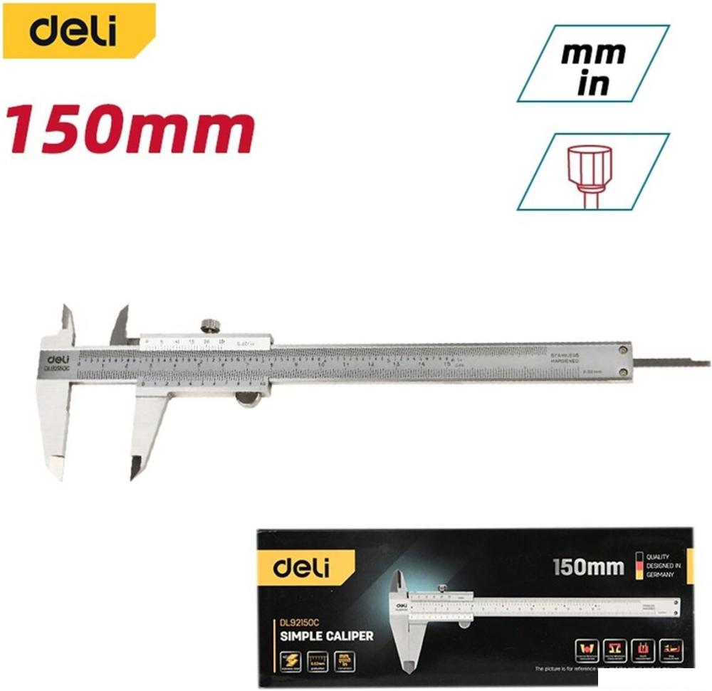 Штангенциркуль Deli DL92150C