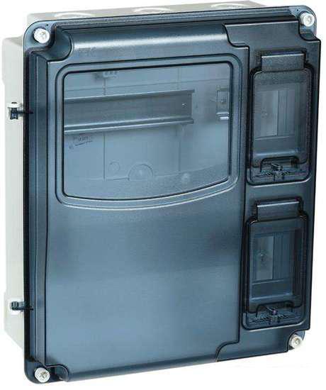 Бокс пластиковый IEK MSP3-N-06-66-L