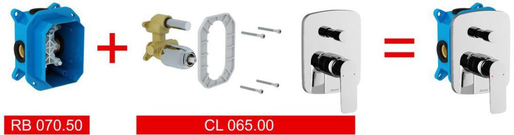 Смеситель без скрытого механизма Ravak Classic-CL 065.00 [X070088]
