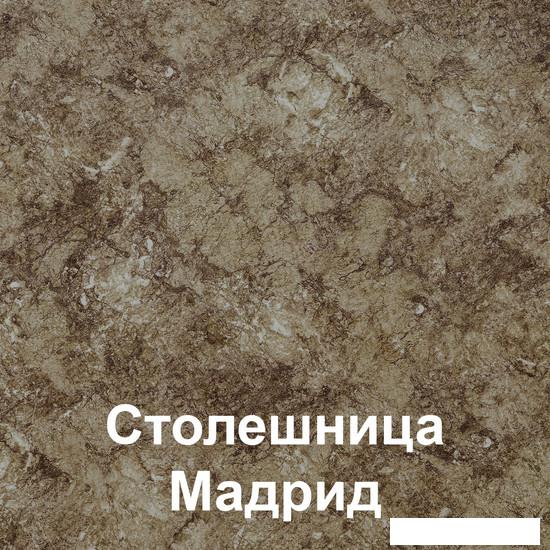 Готовая кухня Mio Tesoro Экстра-лайт 2.2 (антрацит/мадрид)