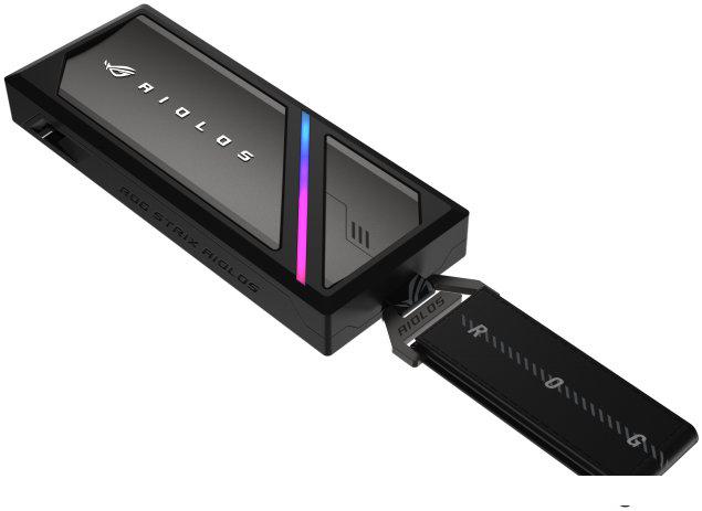 Бокс для накопителей M.2 ASUS ROG Strix Aiolos