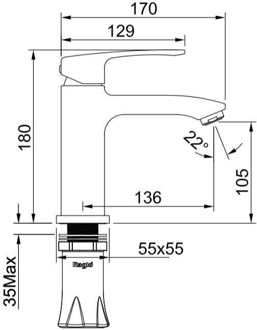 Смеситель Raglo R01.10.03