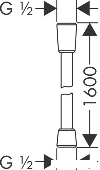 Душевой шланг Hansgrohe Isiflex 28276140 (бронзовый)